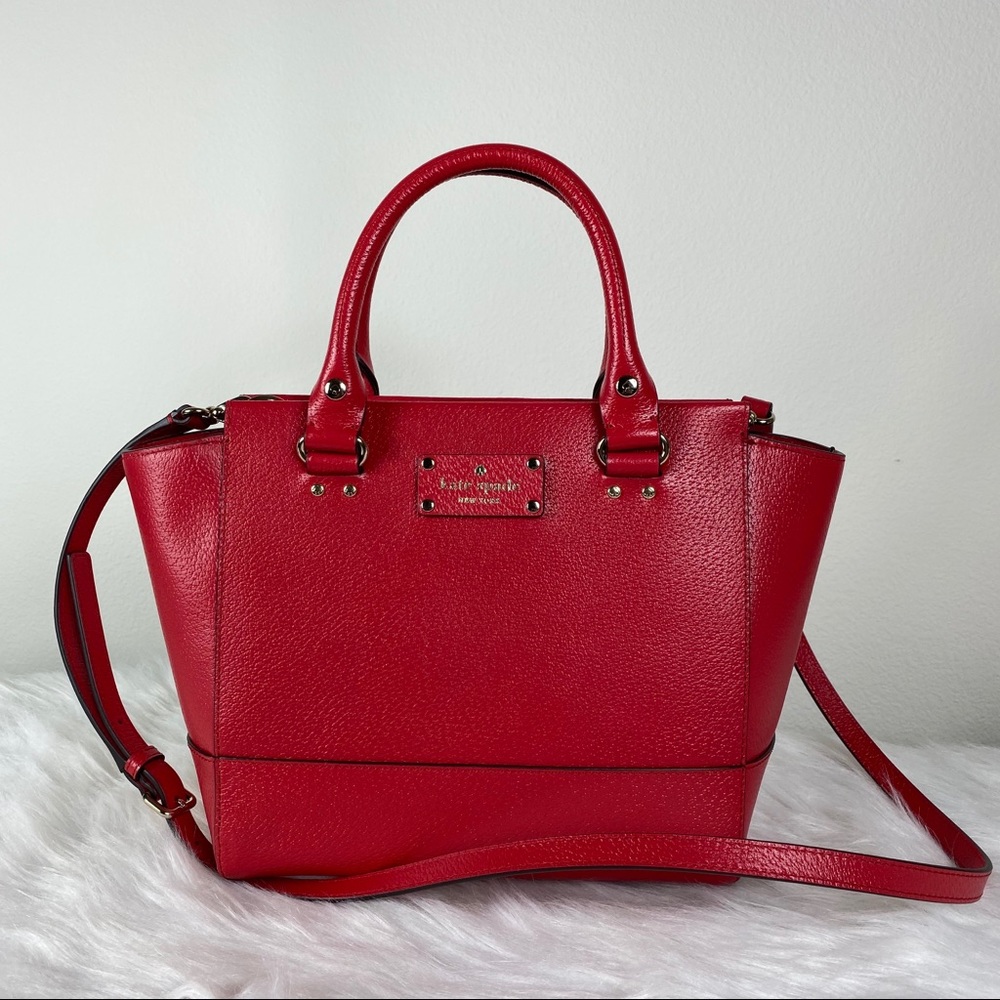 Kate Spade RED Small Camryn Wellesley Satchel
